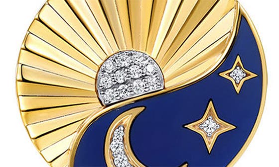 Женские брелоки Gabriel & Co. Sun & Moon Diamond Charm — фото 5