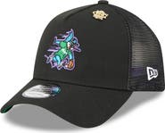 New Era Men's New Era  Black Miami Marlins 2025 Big League Chew A-Frame 9FORTY Adjustable Trucker Hat