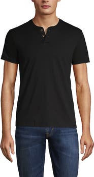 Lands' End Short Sleeve Super-T Henley