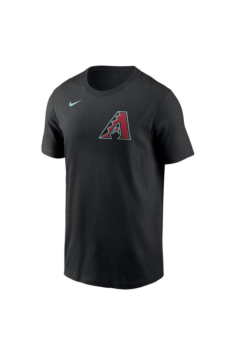 Men's Nike Alek Thomas Black Arizona Diamondbacks 2024 Fuse Name & Number T-Shirt, Alternate, color, Black