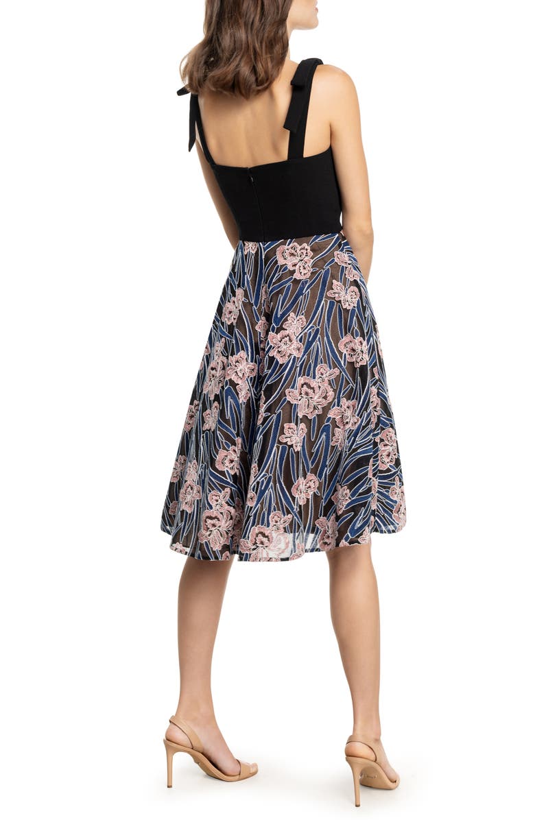 Dress the Population Saige Tie Shoulder Dress, Alternate, color,