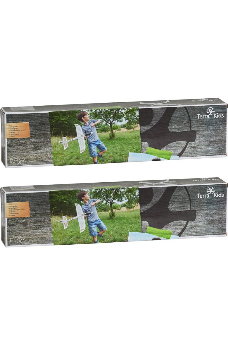 HABA Assembly - Terra Kids Hurl Glider 2 Pack, Alternate, color, White Multi