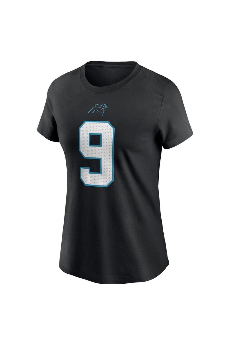 Women's Nike Bryce Young Black Carolina Panthers 2023 NFL Draft First Round Pick Player Name & Number T-Shirt, Alternate, color, Black