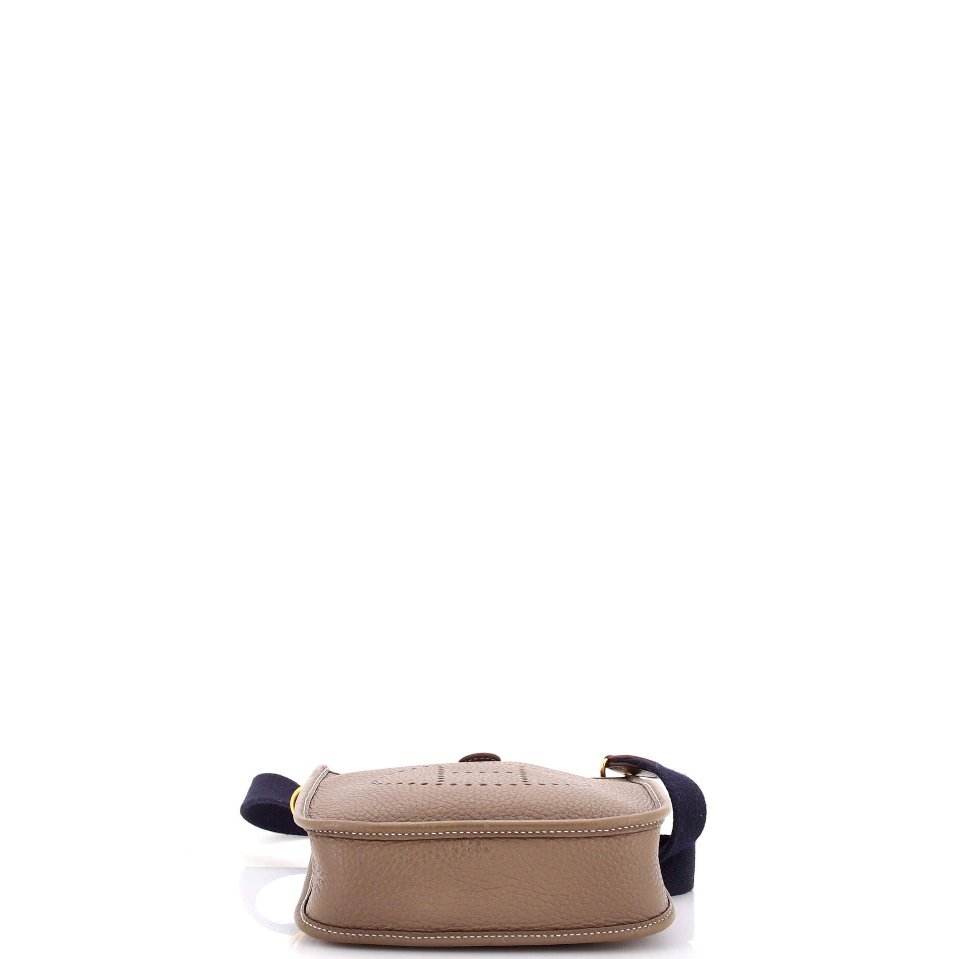 Pre-Owned Hermes Evelyne Bag Gen III Clemence TPM, Alternate, color, Etoupe