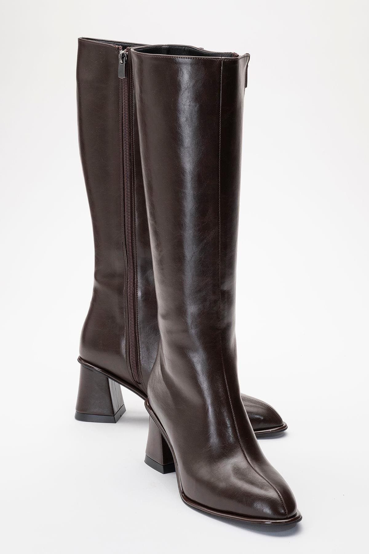 Brown Faux Leather