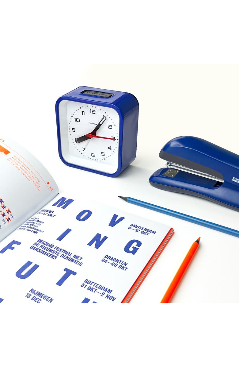 CLOUDNOLA Railway Alarm Clock, Alternate, color, Blue