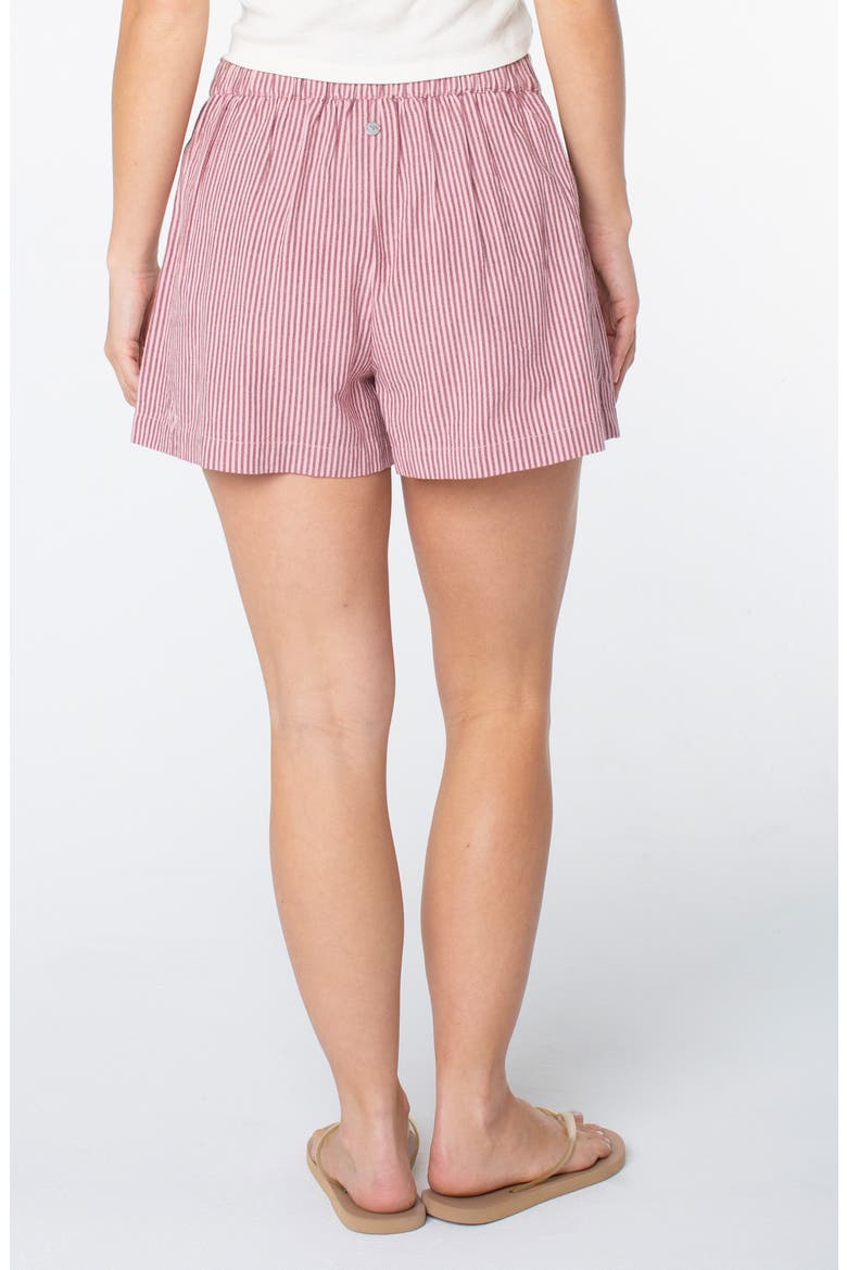 Mavericks Striped Trouser Shorts, Alternate, color, PORT