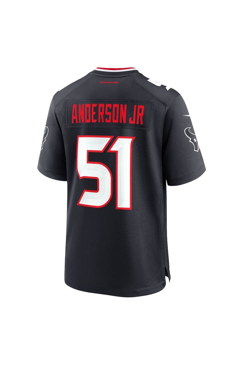Men's Nike Will Anderson Jr. Navy Houston Texans Game Jersey, Alternate, color, Navy