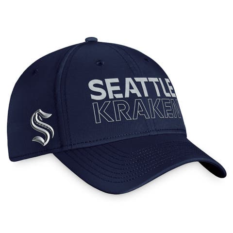 Men's Fanatics Branded  Deep Sea Blue Seattle Kraken Authentic Pro Road Flex Hat