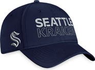 FANATICS Men's Fanatics Branded Deep Sea Blue Seattle Kraken Authentic Pro Road Flex Hat