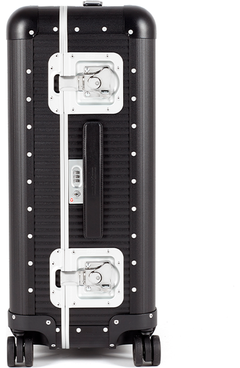 FPM - Fabbrica Pelletterie Milano - US Bank Spinner 68 Suitcase, Alternate, color, Caviar Black