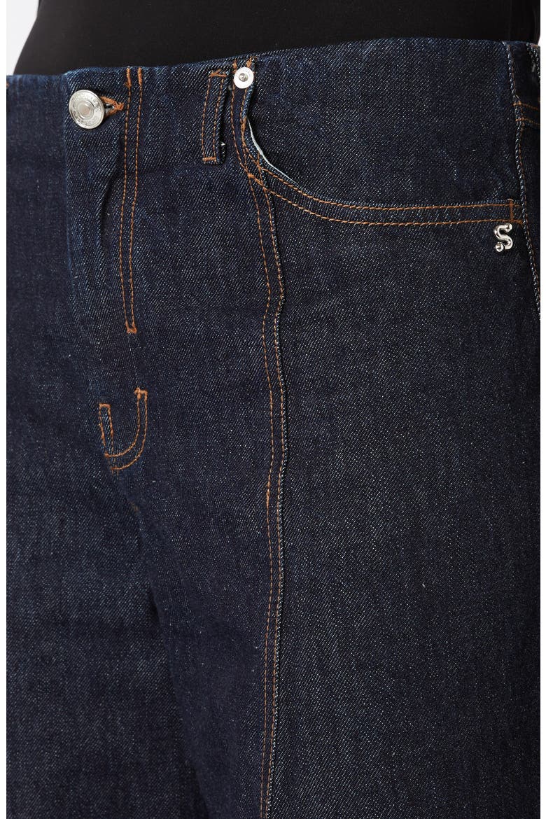 Dora Oversize Wide Leg Jeans, Alternate, color, MIDNIGHT BLUE