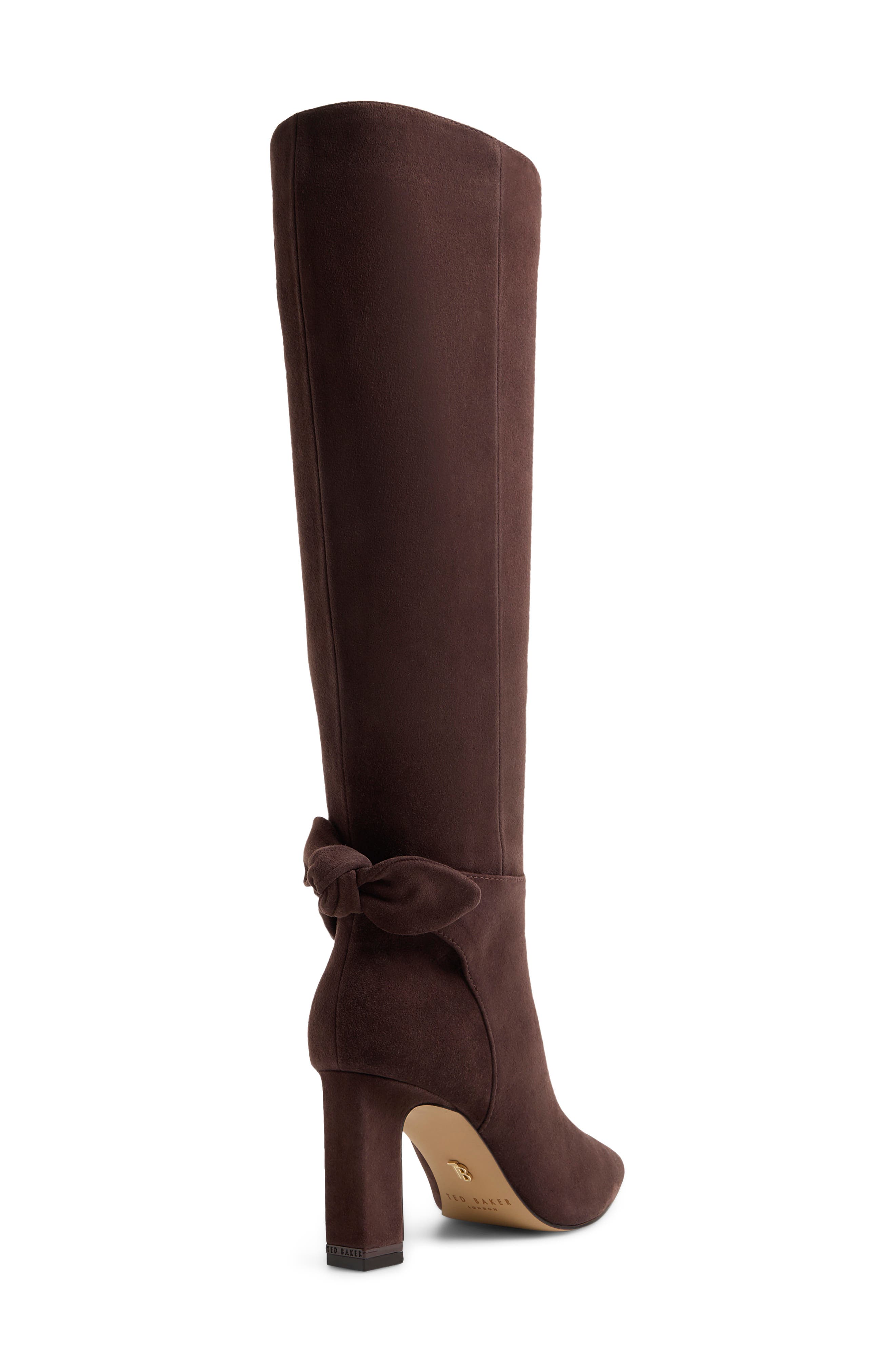 Daphne Knee High Boot, Alternate, color, DARK BROWN