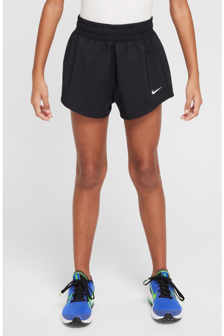 Kids' Dri-FIT 2-in-1 Athletic Shorts, Main, color, 010 BLACK/WHITE