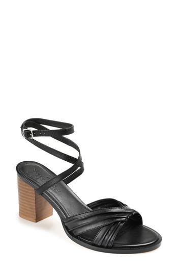 Journee Collection Freeda Ankle Strap Sandal In Black