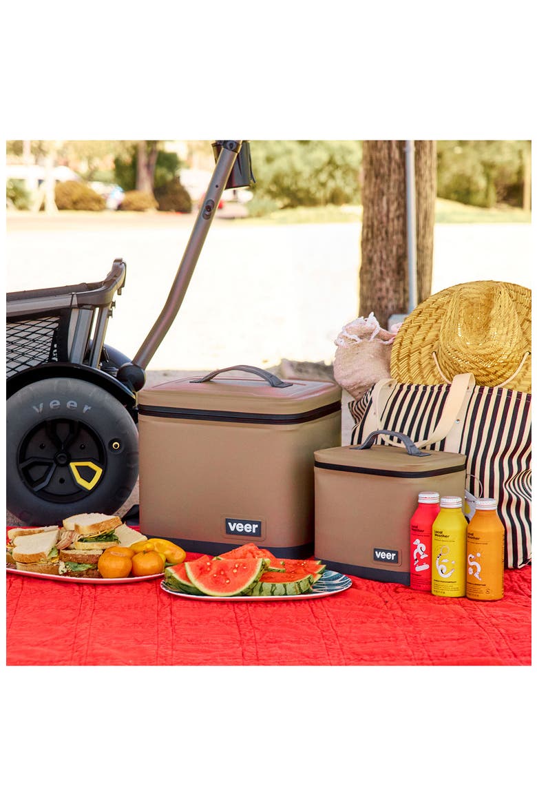 Lunch 6.5-Liter Cooler, Alternate, color, BROWN MICA