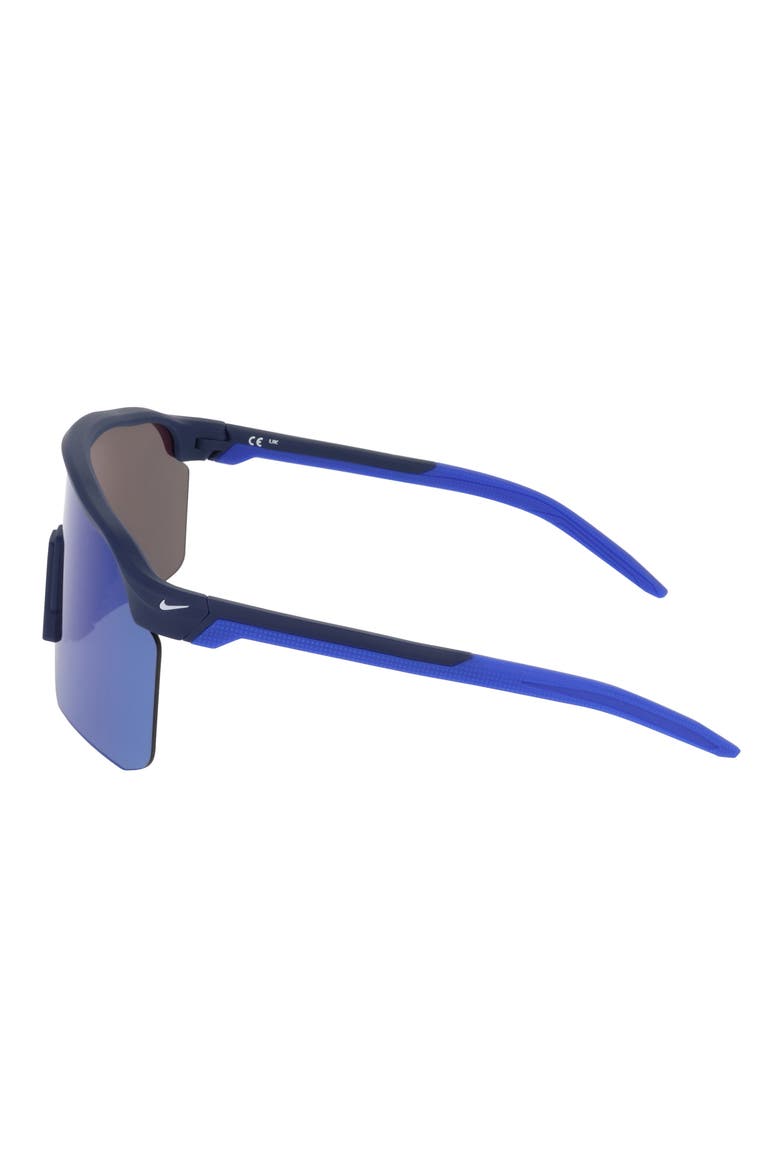 Expedition 61mm Shield Sunglasses, Alternate, color, MATTE BLUE VOID / BLUE MIRROR