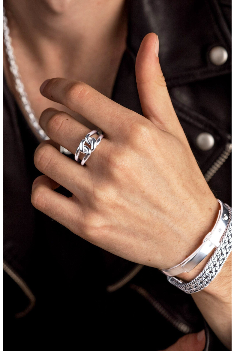 Knot Ring, Alternate, color, Silver