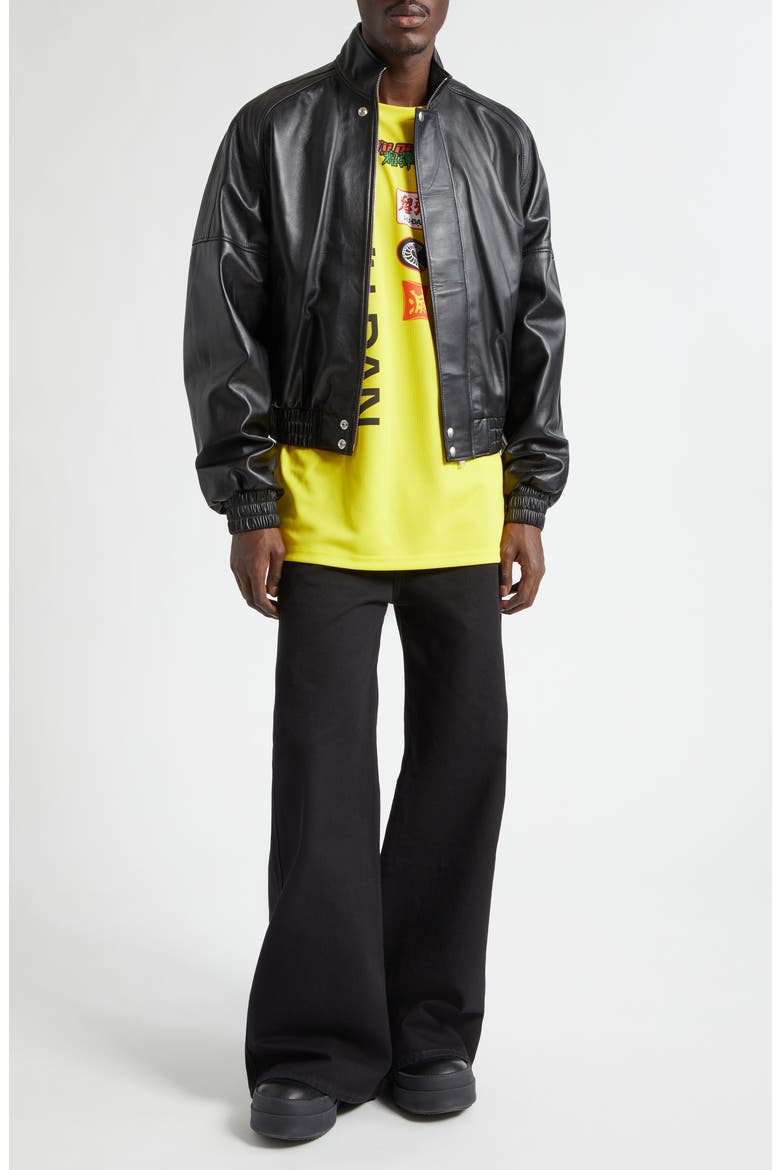 Phat Slouchy Flare Jeans, Alternate, color, BLACK RINSE