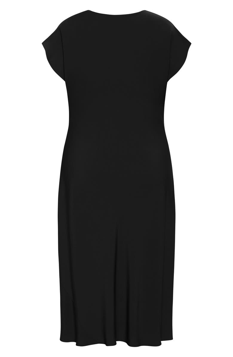 City Chic Piccadilly Cowl Neck Dress, Alternate, color,