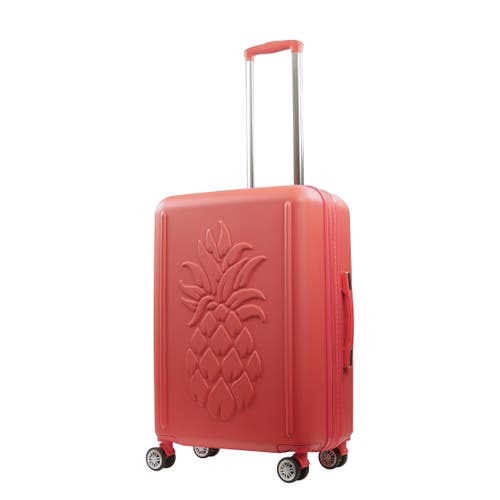 Tommy Bahama 26.5" Hard-sided 3d Pineapple Luggage With Drawstring Bag