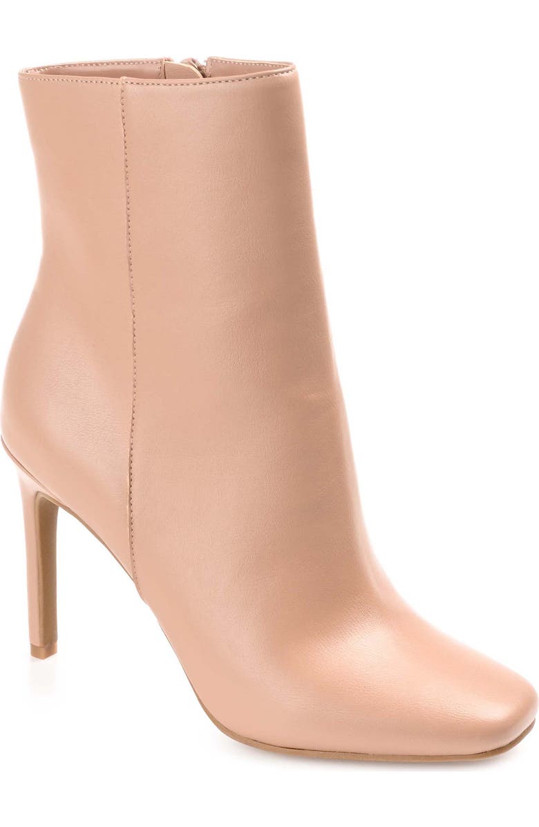 Journee Collection Silvy Stiletto Ankle Bootie, Main, color, Tan