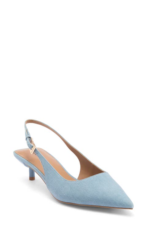Lidia Slingback Kitten Heel Pump (Women)