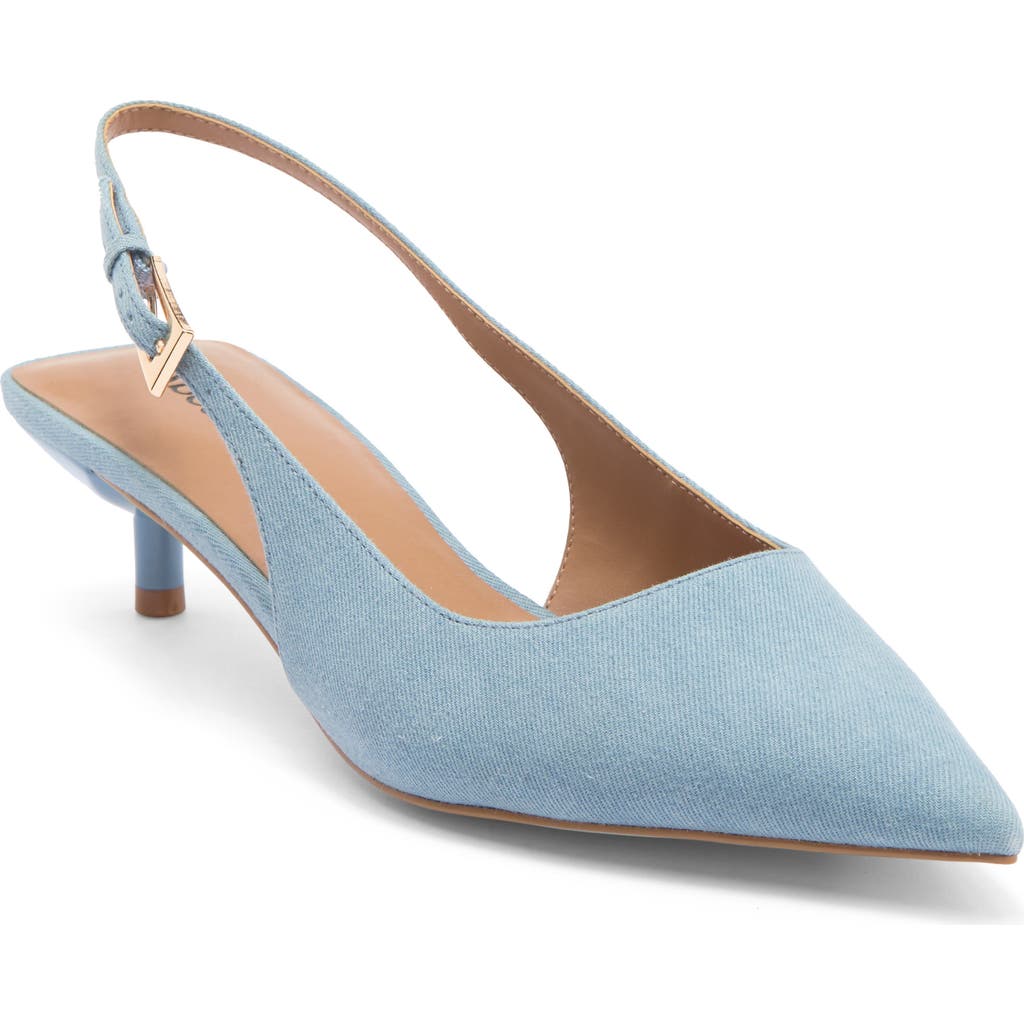 Abound Lidia Slingback Kitten Heel Pump In Blue