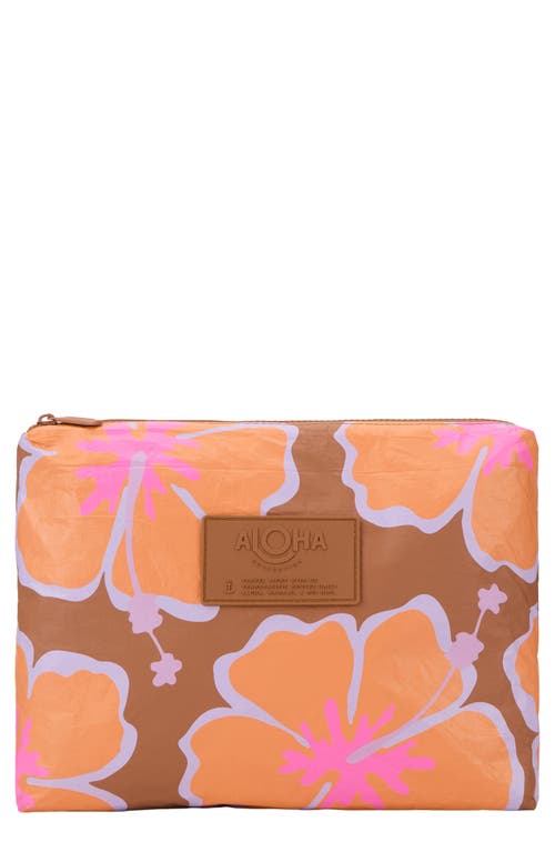 Shop Aloha Collection Mid Pua Waikiki Water Resistant Tyvek® Zip Pouch