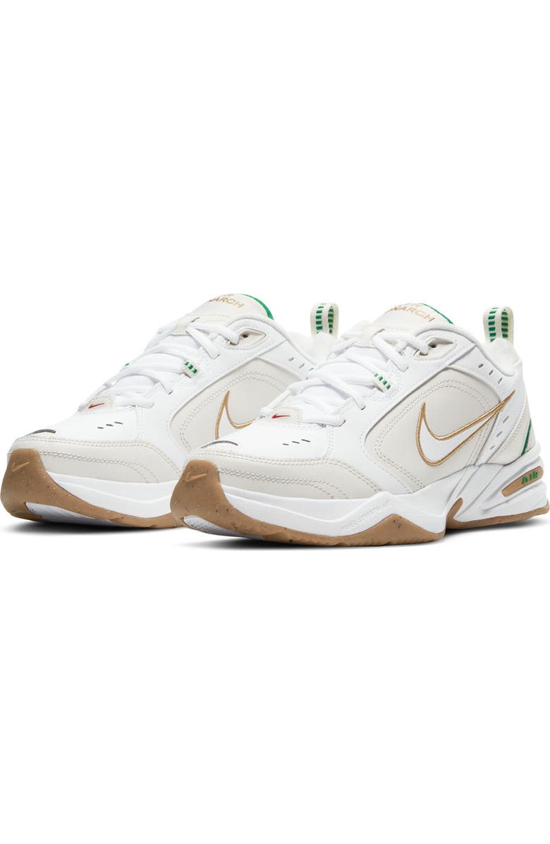 Nike Air Monarch IV Training Sneaker, Main, color, White/ Metallic Gold