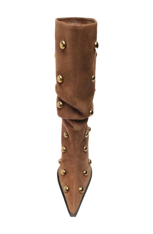 Schutz Tulsa Stud Pointed Toe Boot In Multi