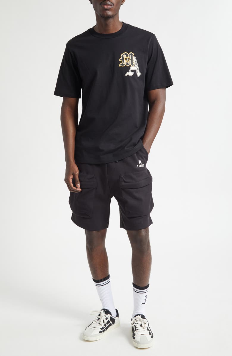 AMIRI Cargo Shorts, Alternate, color, Black