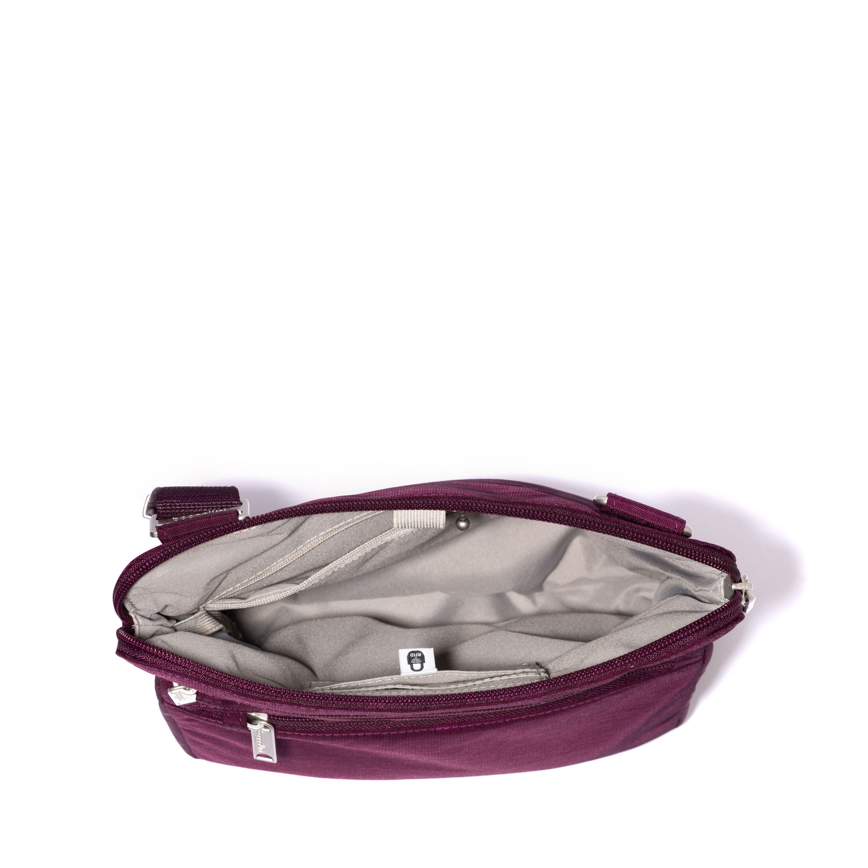 Securtex Anti-Theft Large Crossbody Bag, Alternate, color, Mulberry
