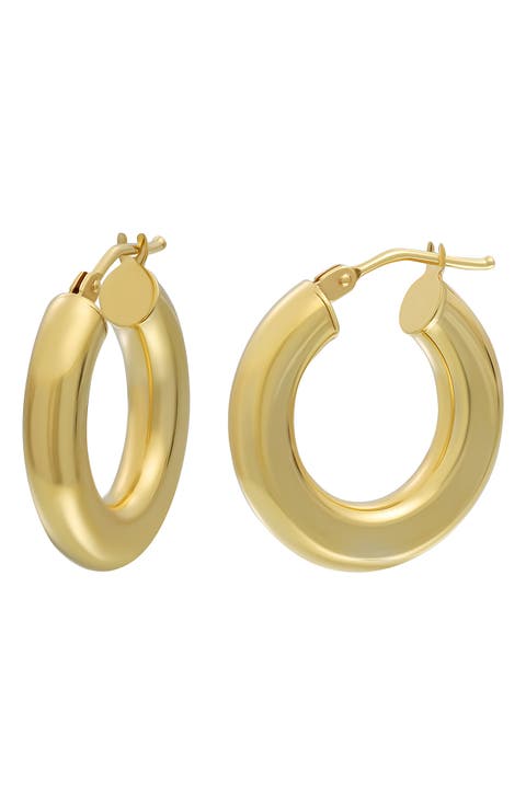14K Gold Chunky Hoop Earrings (Nordstrom Exclusive)