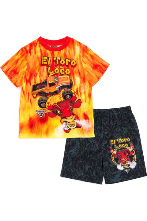 2-Piece Pajama Tee and Shorts Set
