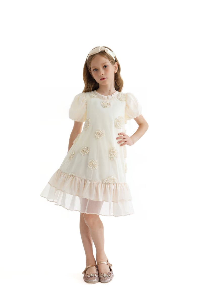 Sweet Cactus Floral Granada Dress, Main, color, Beige