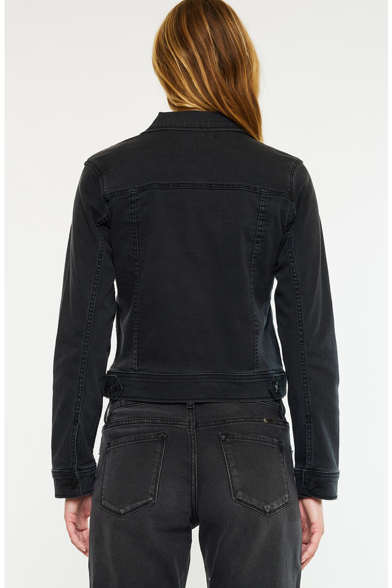 Drea Denim Jacket, Alternate, color, Dark Gray