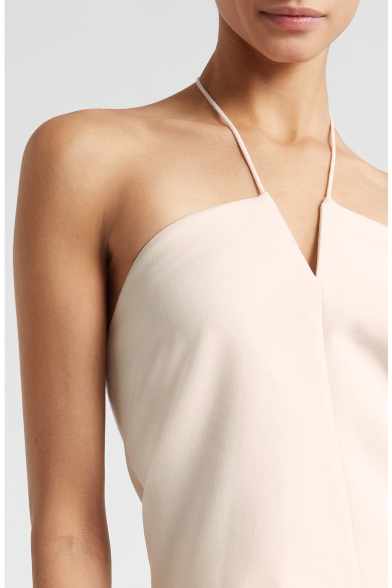 Slit Neck Halter Top, Alternate, color, OFF WHITE