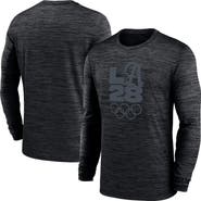 Nike Men's Nike Black LA28 Summer Olympics Team Issue Velocity Dri-FIT Long Sleeve T-Shirt