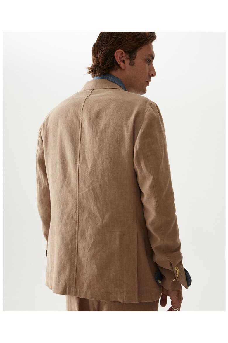 Travel Classic Linen Jacket, Alternate, color, Beige