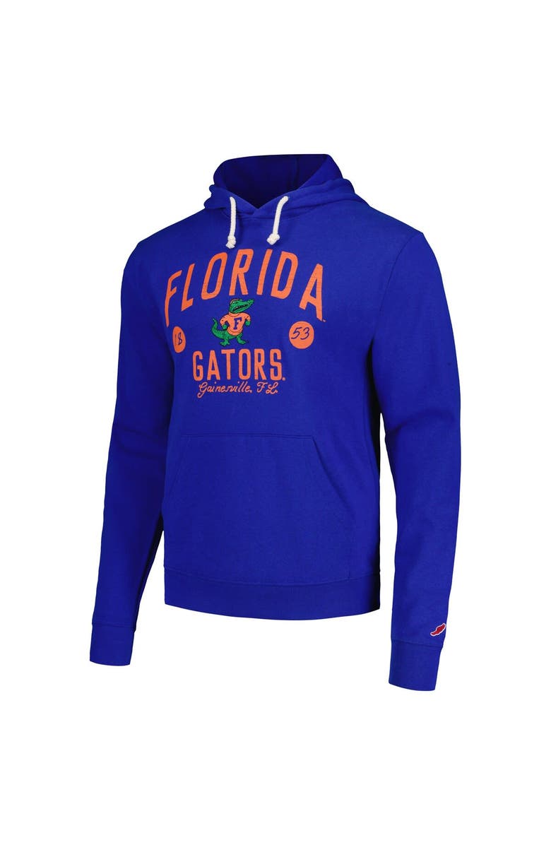 LEAGUE COLLEGIATE WEAR Men's League Collegiate Wear Royal Florida Gators Bendy Arch Essential Pullover Hoodie, Alternate, color, Royal