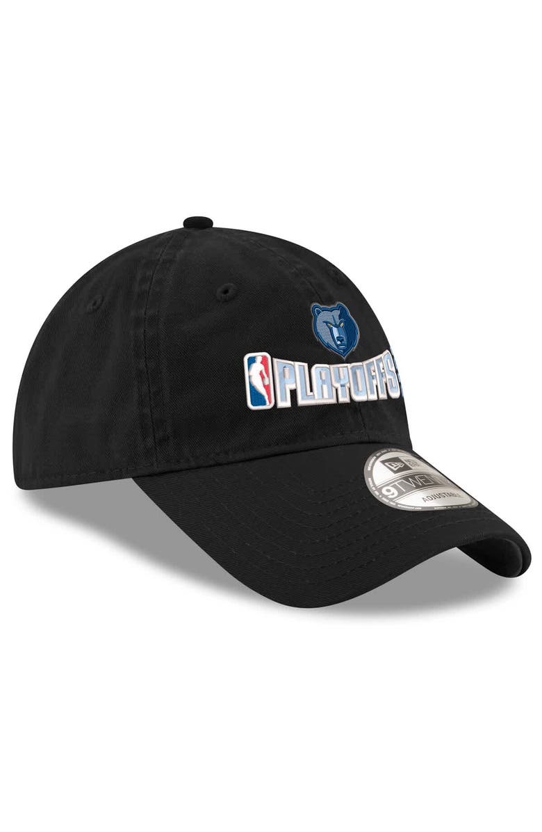New Era Men's New Era  Black Memphis Grizzlies 2025 NBA Playoffs 9TWENTY Adjustable Hat, Alternate, color, 