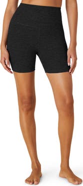 Beyond Yoga Keep Pace Space Dye Bike Shorts