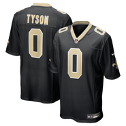 Nike Men's Nike Black New Orleans Saints Jordyn Tyson Team Game Jersey