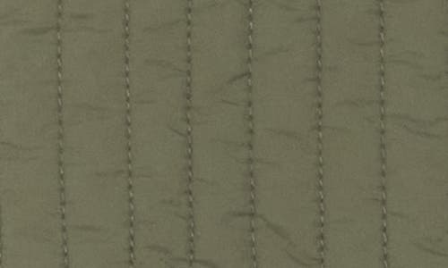 Rag & Bone Bobbi Cropped Quilted Jacket In Green