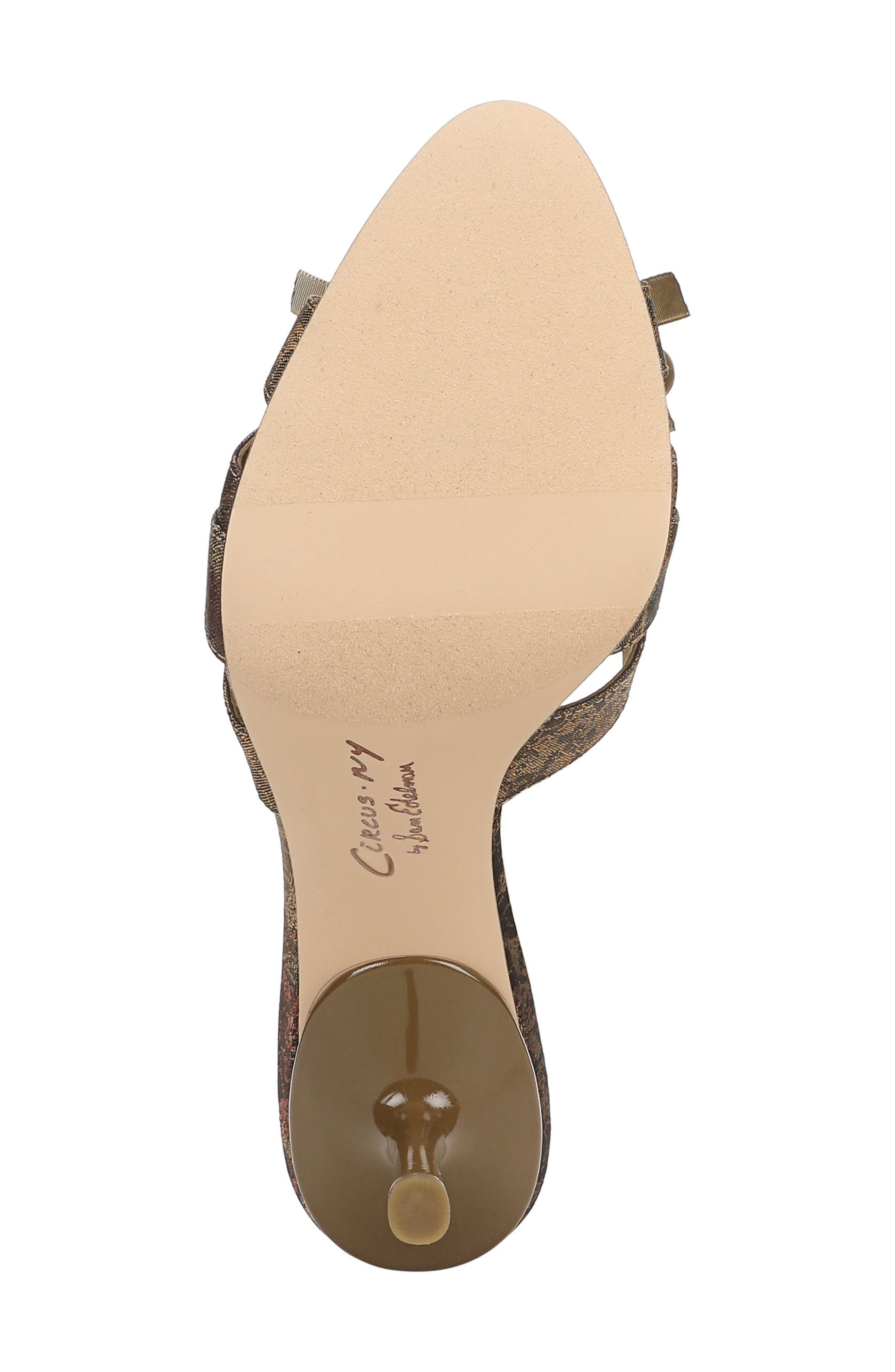 Nora Bow Sandal, Alternate, color, DARK PEAR MULTI