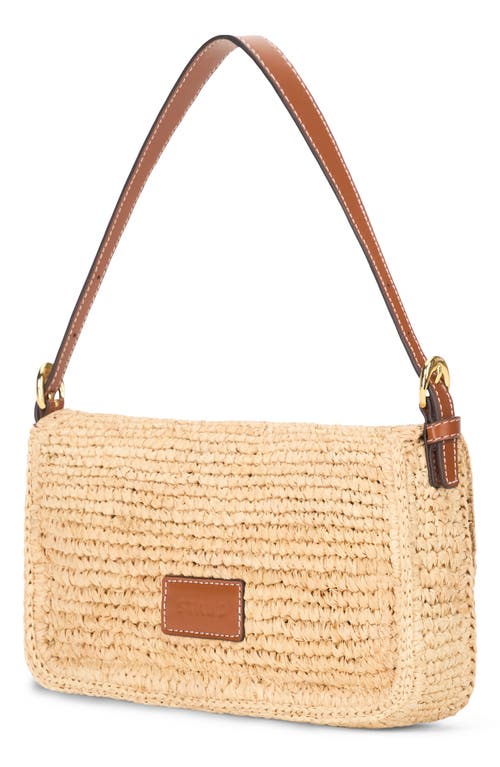 STAUD STAUD HARLOW RAFFIA SHOULDER BAG 