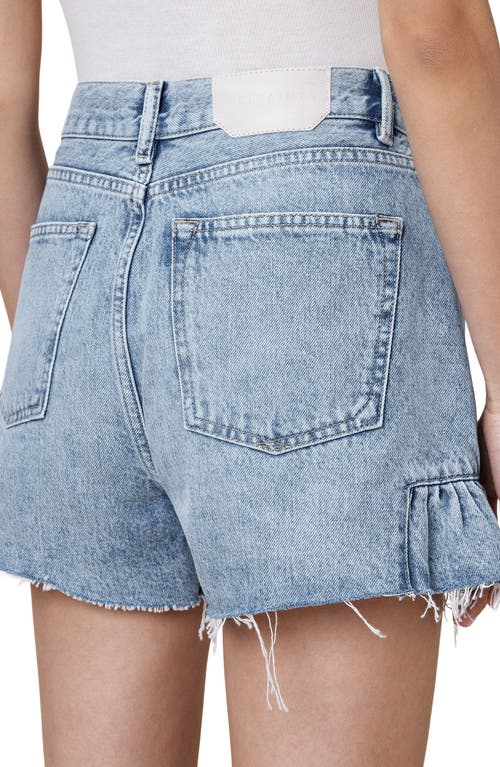 Allsaints Eliana Ruffle Cutoff Denim Shorts