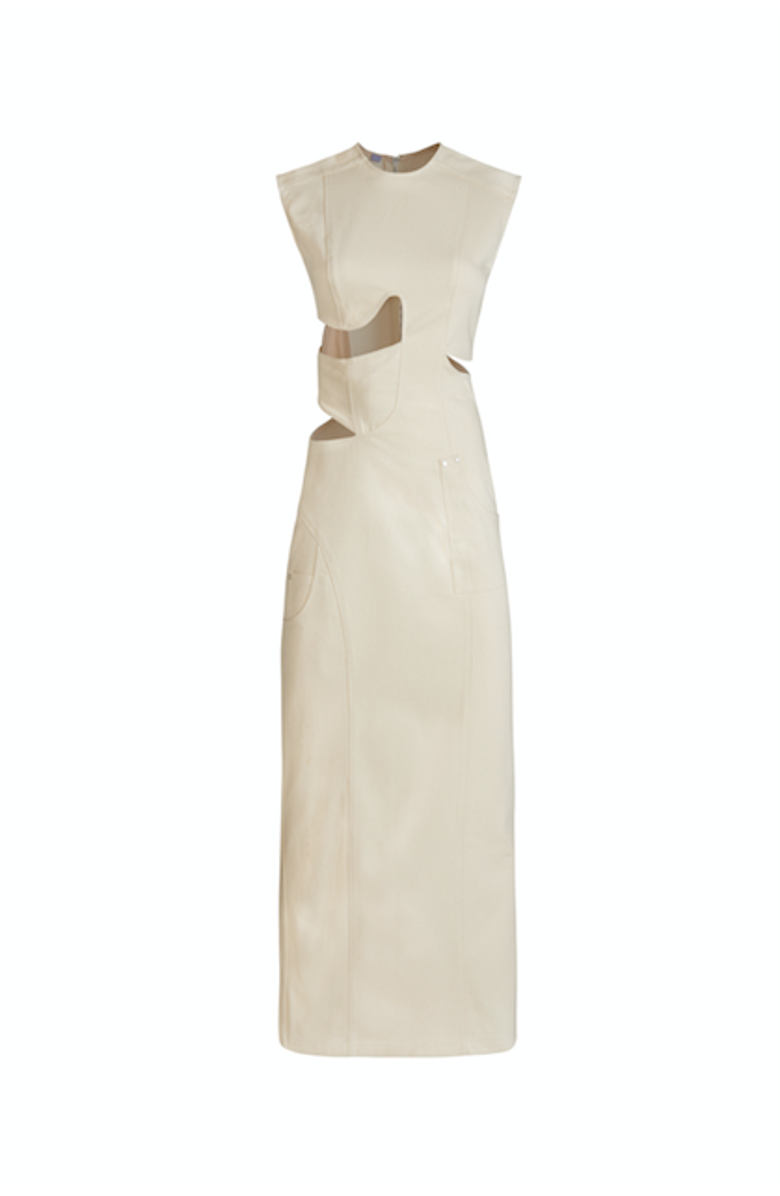 Jendue Harvey Maxi Dress, Main, color, Ecru