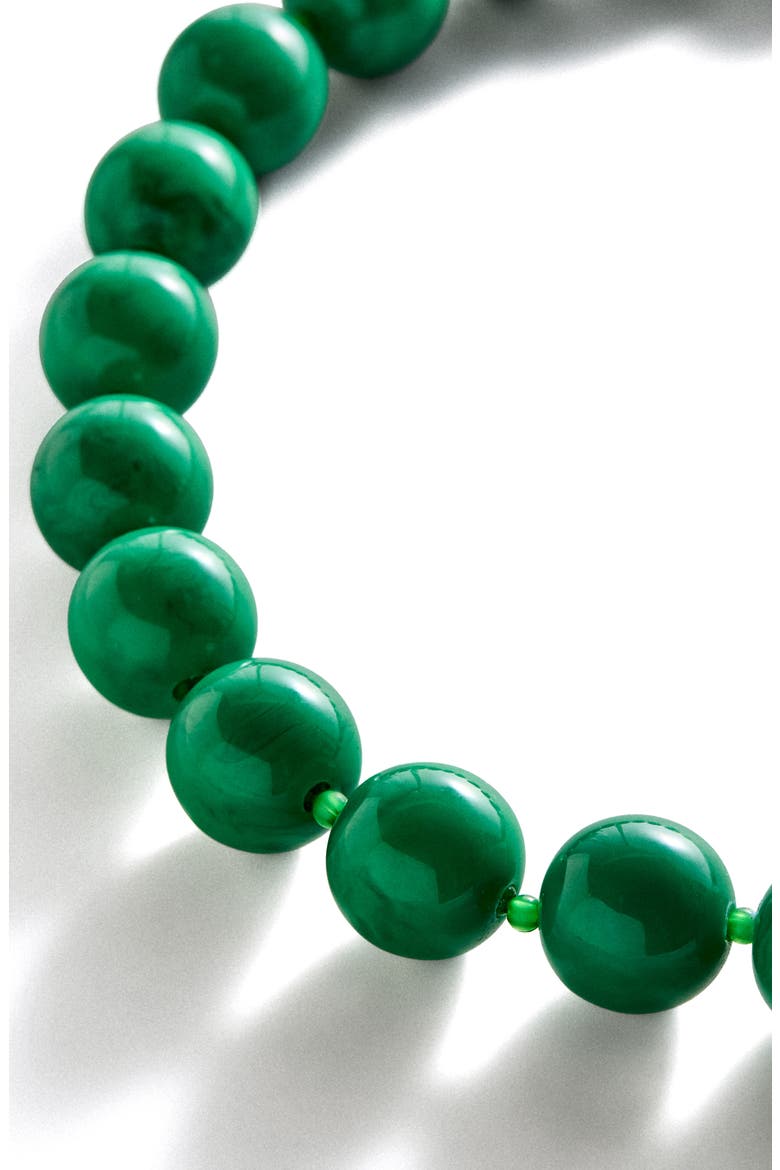 Jane Beaded Necklace, Alternate, color, GREEN
